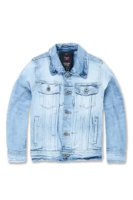 Kids Bayside Denim Trucker Jacket (Sky Blue)