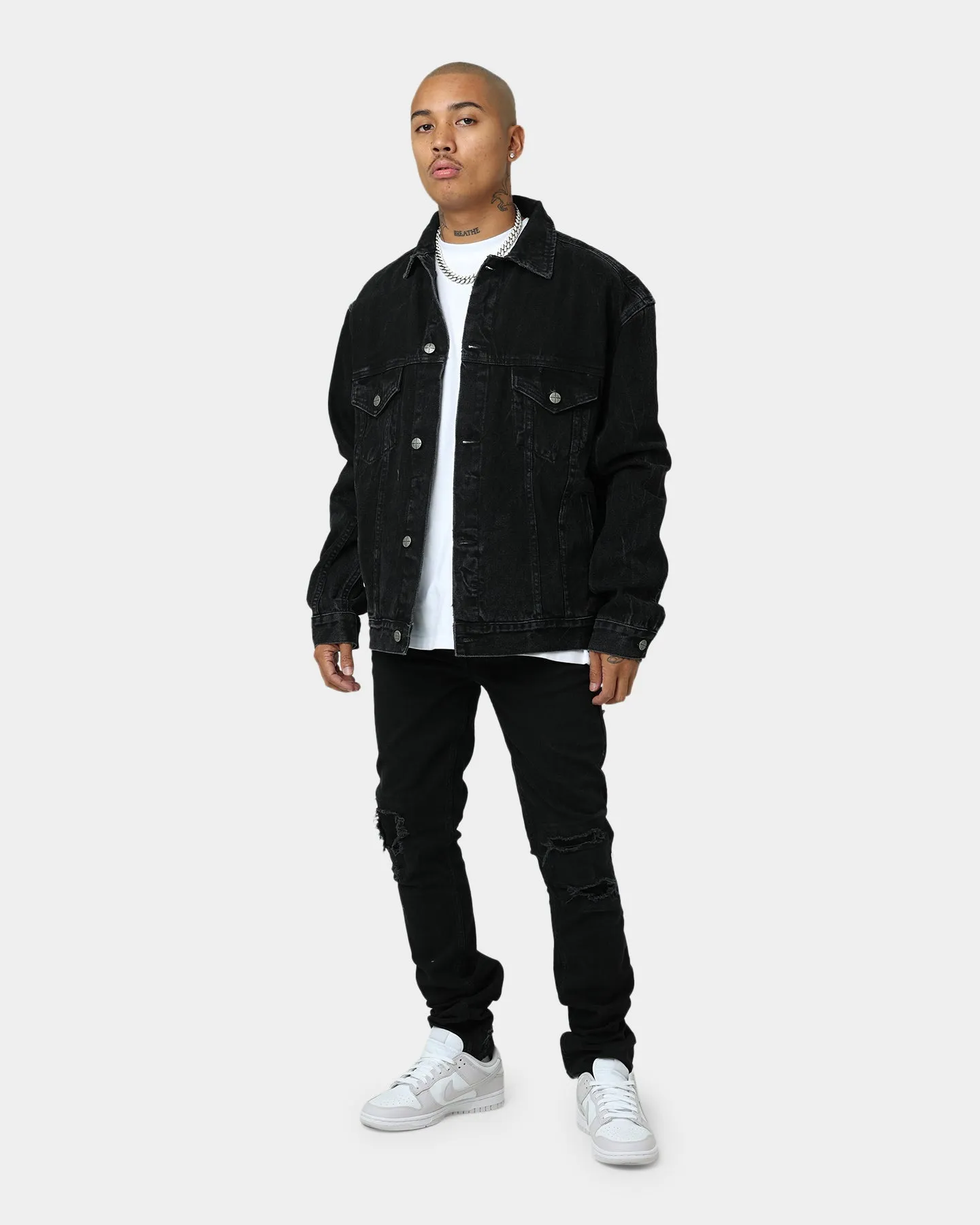 KSUBI Oh G Marbled Jacket Faded Black