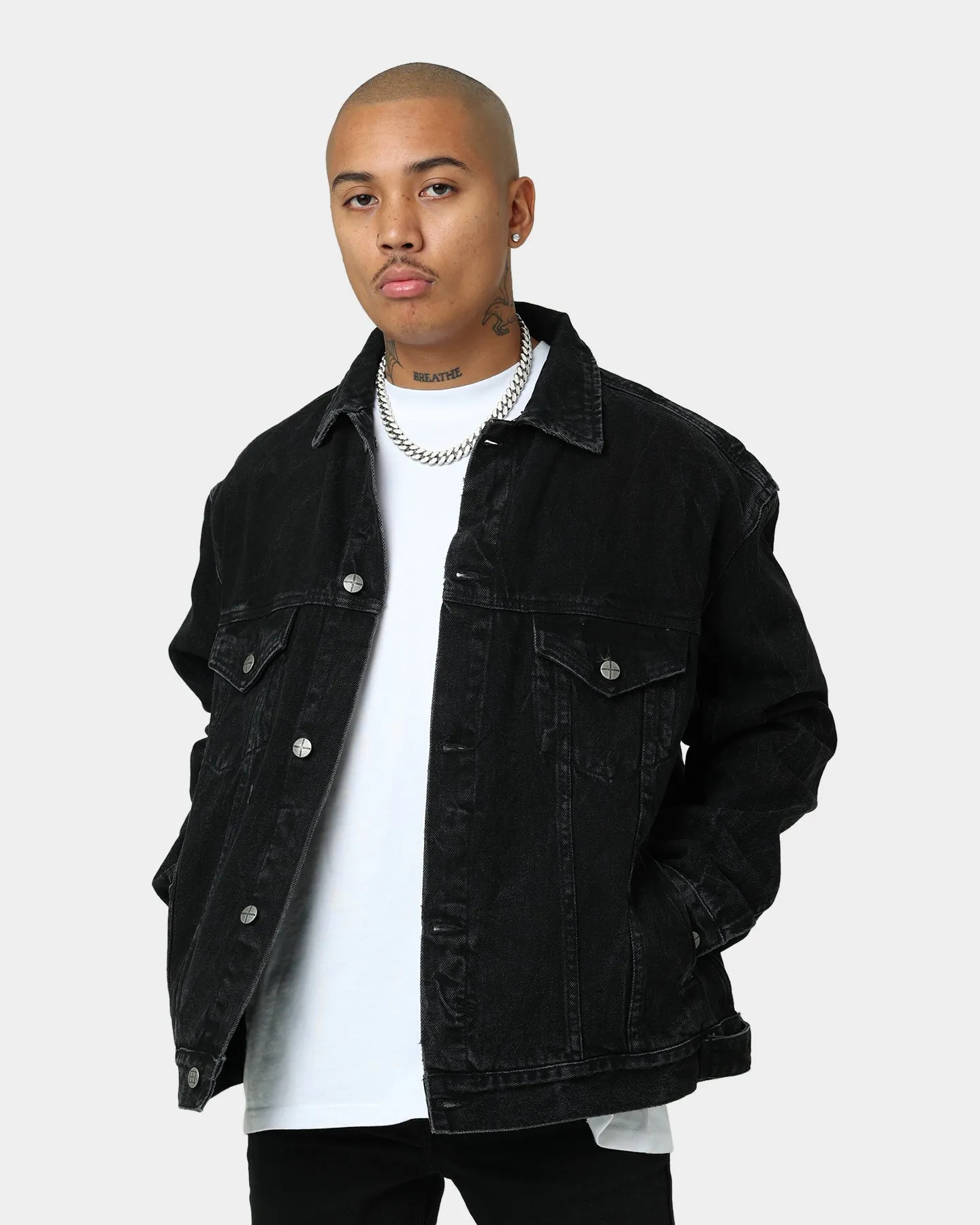 KSUBI Oh G Marbled Jacket Faded Black