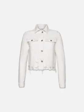 Le Vintage Jacket -- White Rips