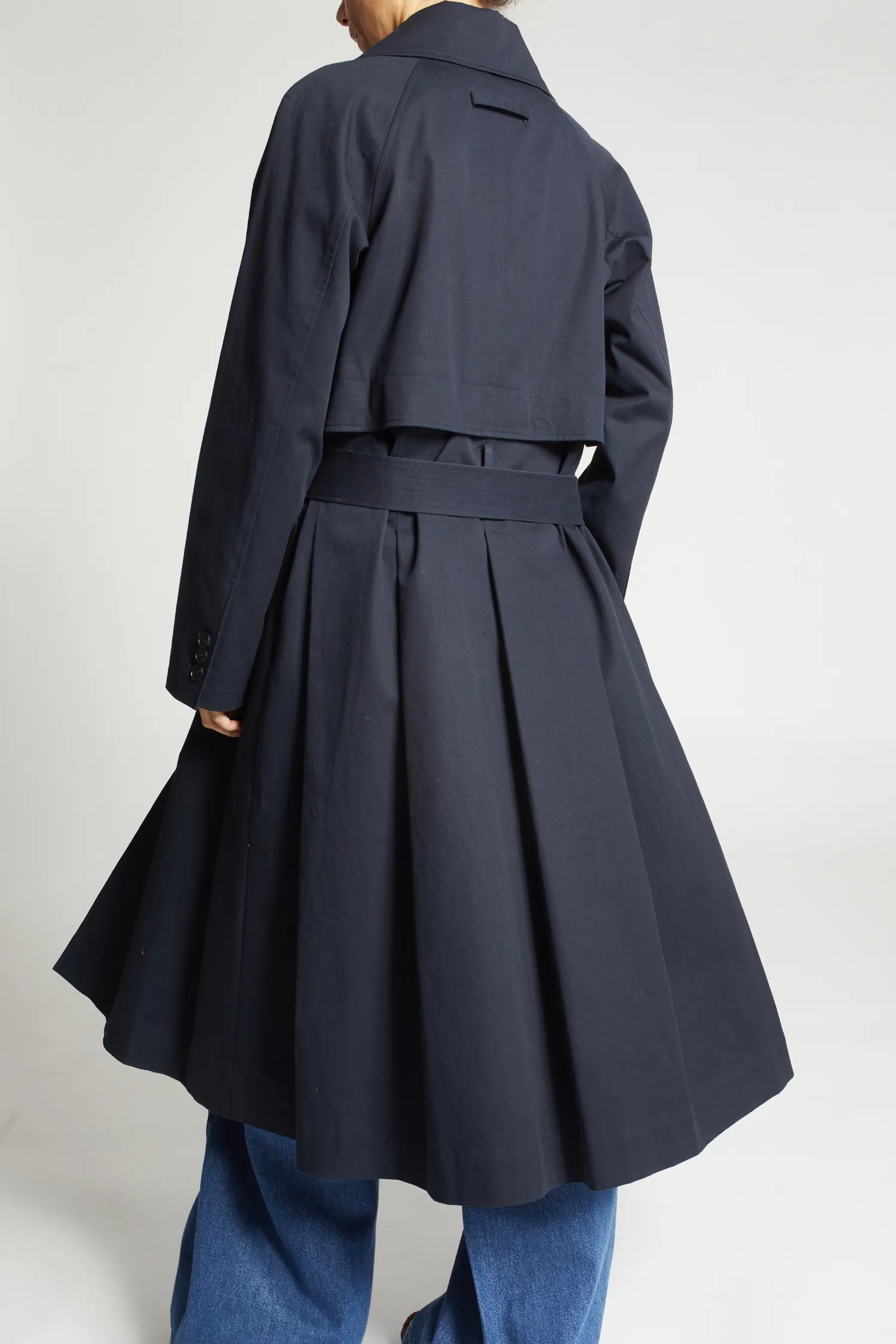 London Convertible Trench, Navy