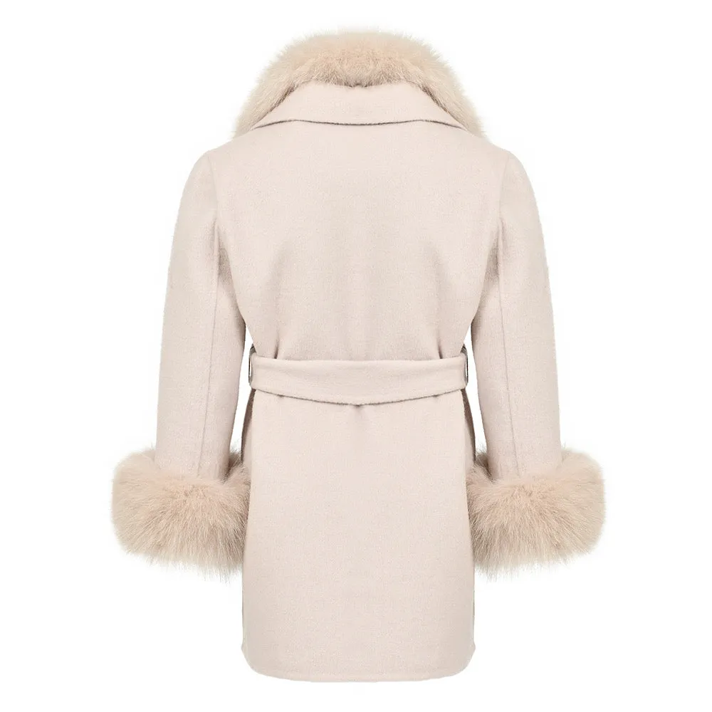 London Nude Cashmere Kids Coat