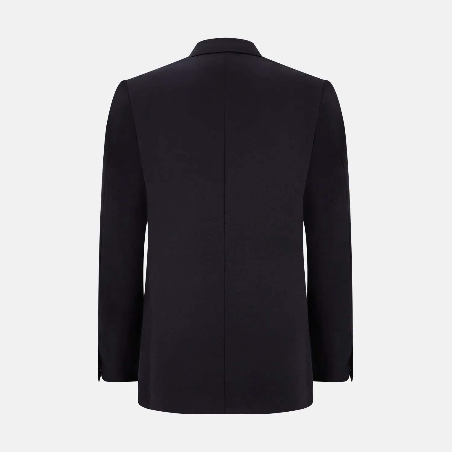 Long Navy Single Breasted Suit