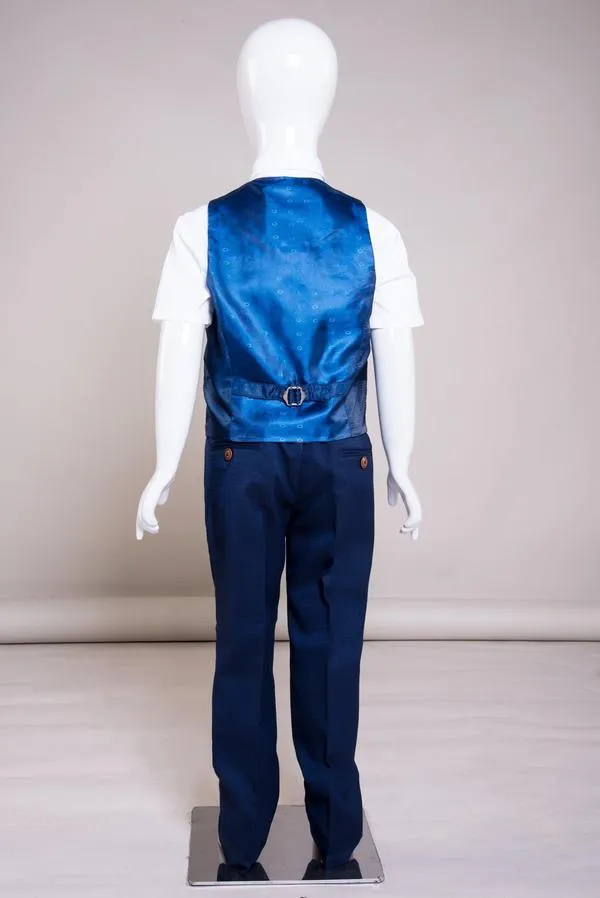 MAX - Childrens Royal Blue Three Piece Suit | Marc Darcy