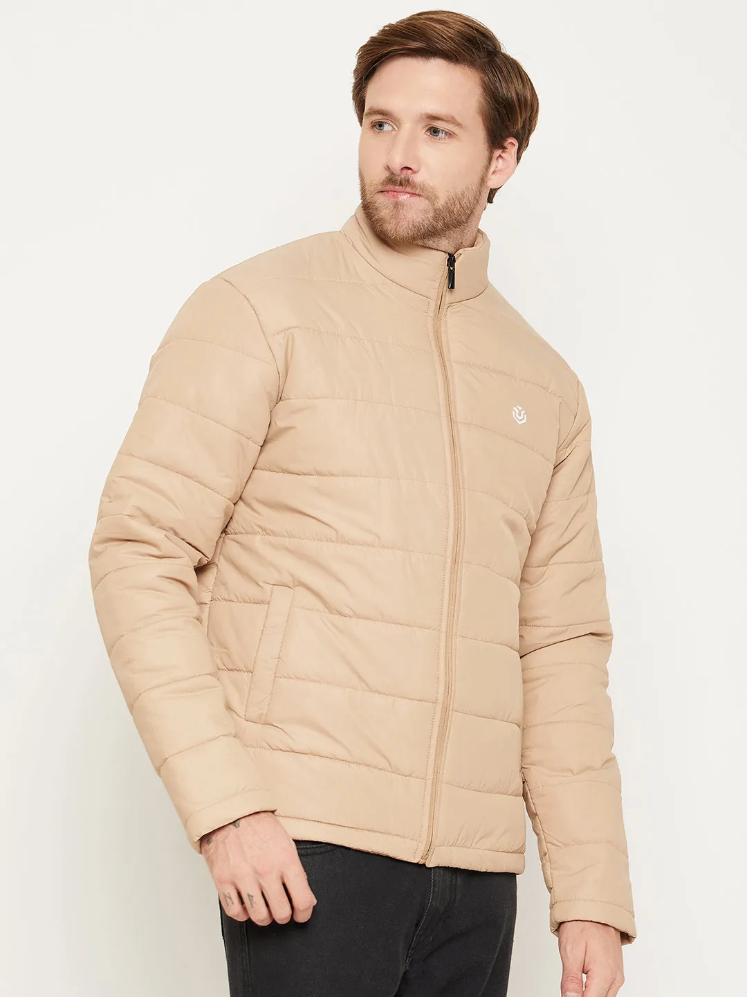 Men Solid Jacket