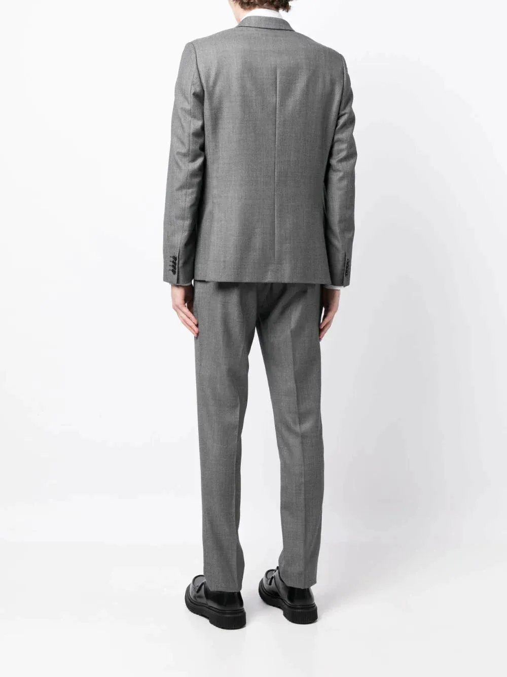 Mens Tailored Fit 2 Button Suit