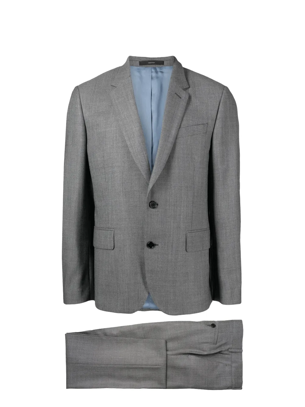 Mens Tailored Fit 2 Button Suit