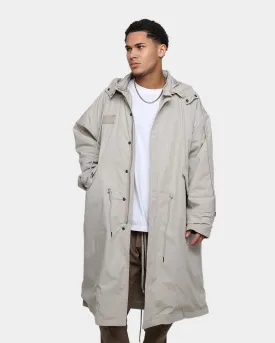 MNML Hooded Trench Jacket Grey