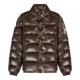 Moncler Lule Short Down Jacket Brown