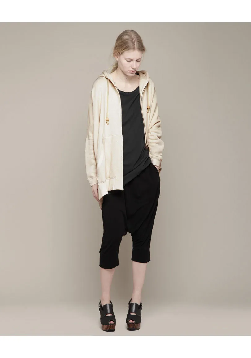 Oversized Hooded Sweat Jacket