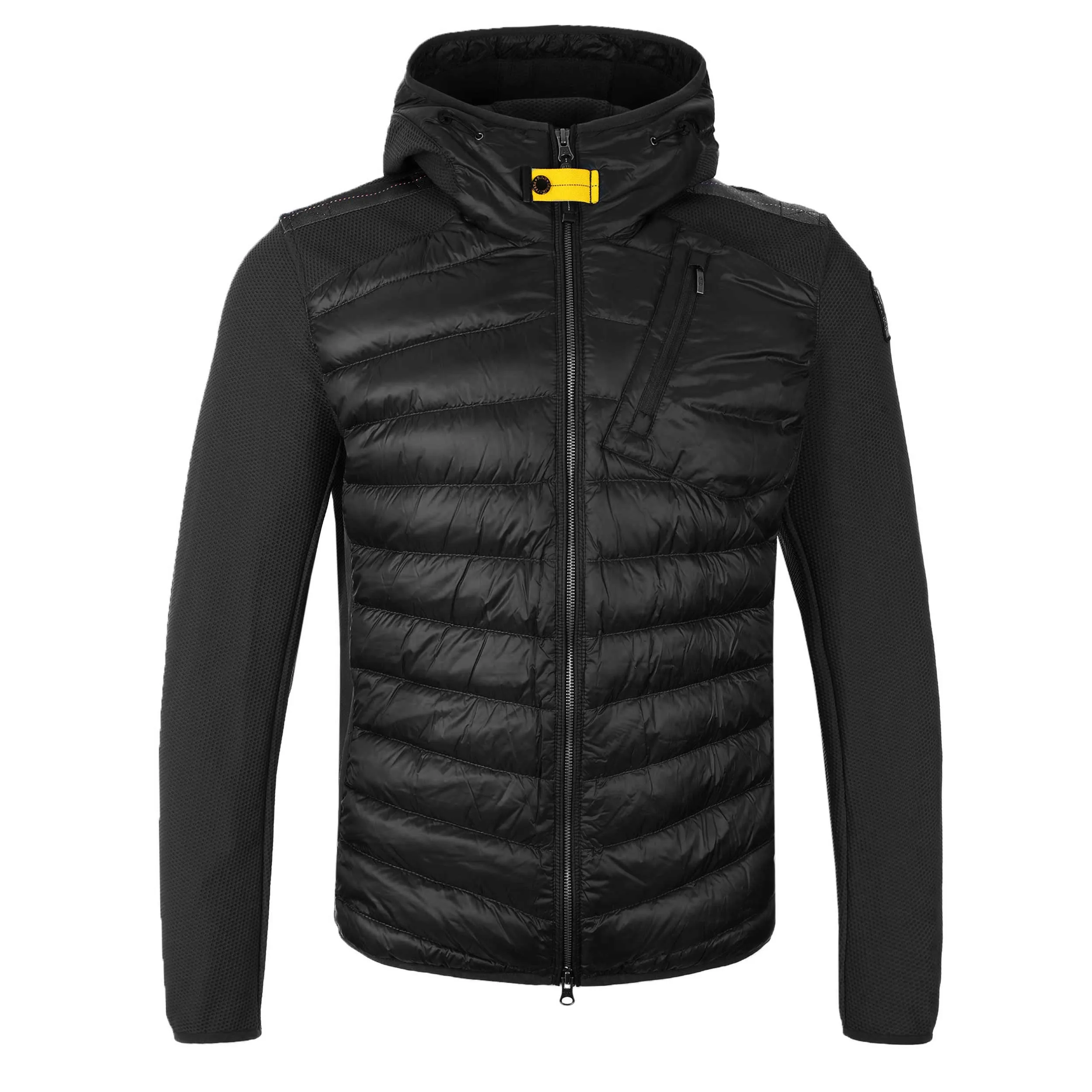 Parajumpers Nolan Quilted Hooded Jacket in Black