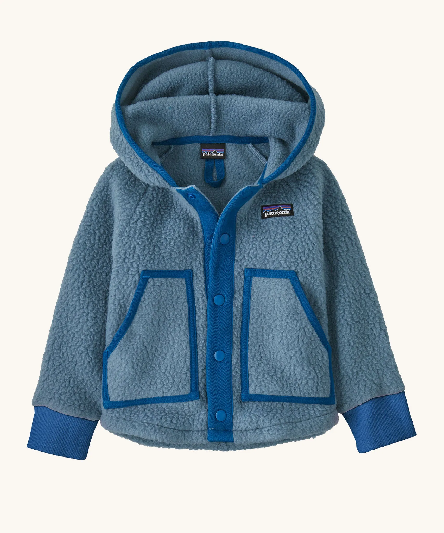 Patagonia Little Kids Retro Pile Fleece Jacket Utility Blue