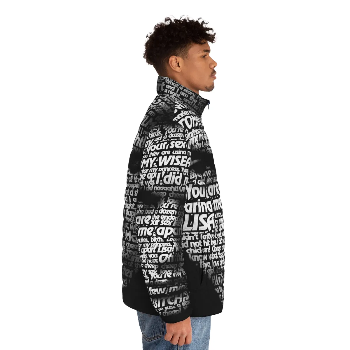 "The Room" Inspired Tommy Wiseau Puffer Jacket