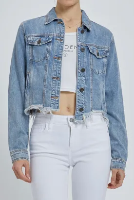 Rebel Medium Wash Classic Cropped Jacket