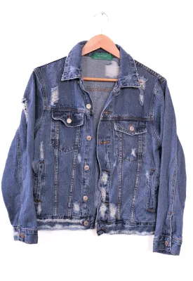 Ripped Denim Jacket