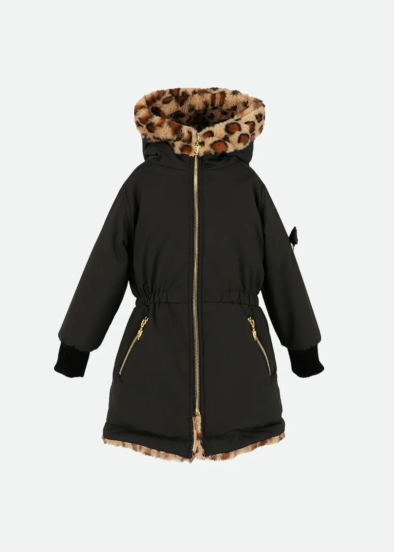 Roxy Reversible Coat Black