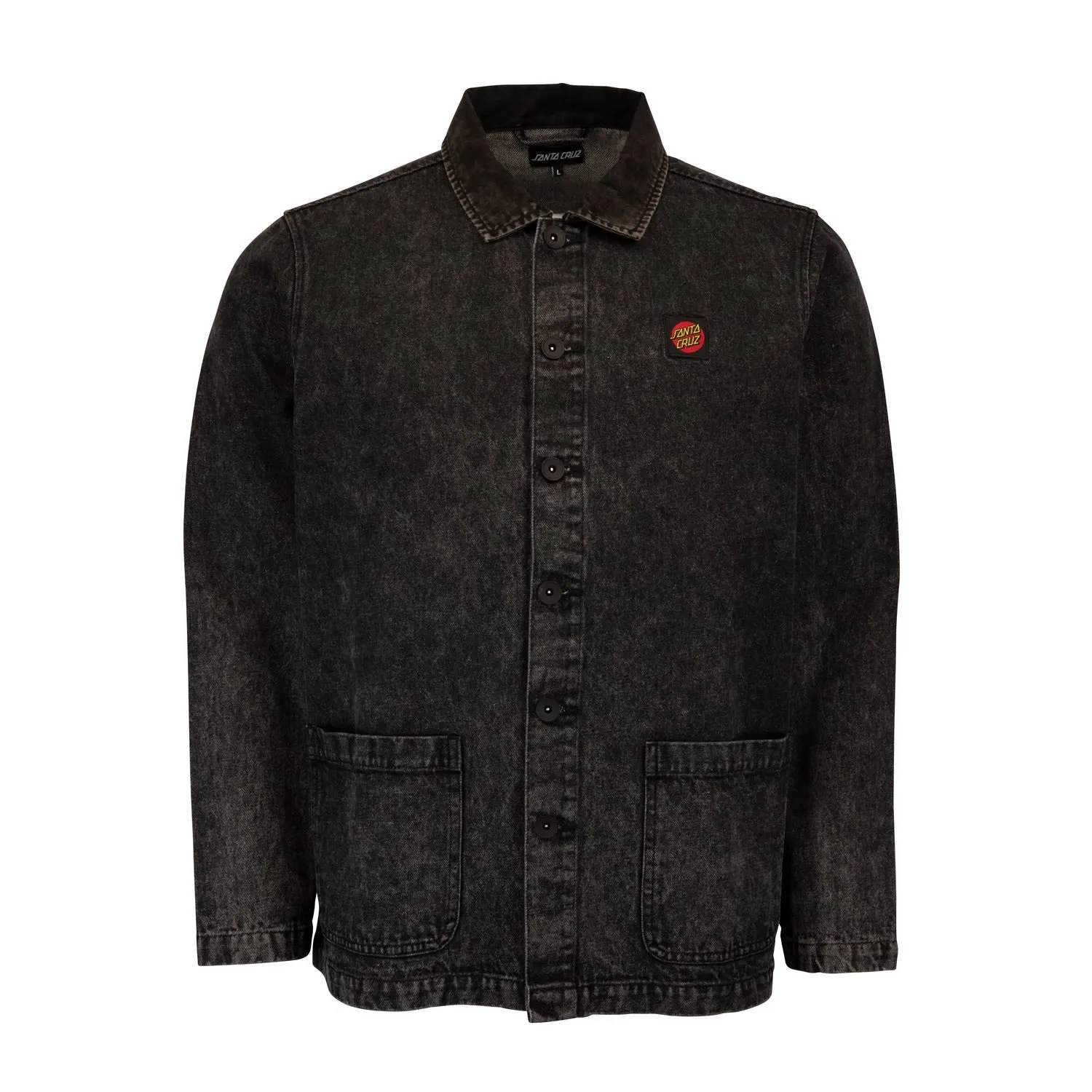 Santa Cruz Unite Denim Jacket - Acid Wash Black