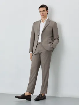 Slim Fit Premium Prince Of Wales Suit In Super Fine Wool