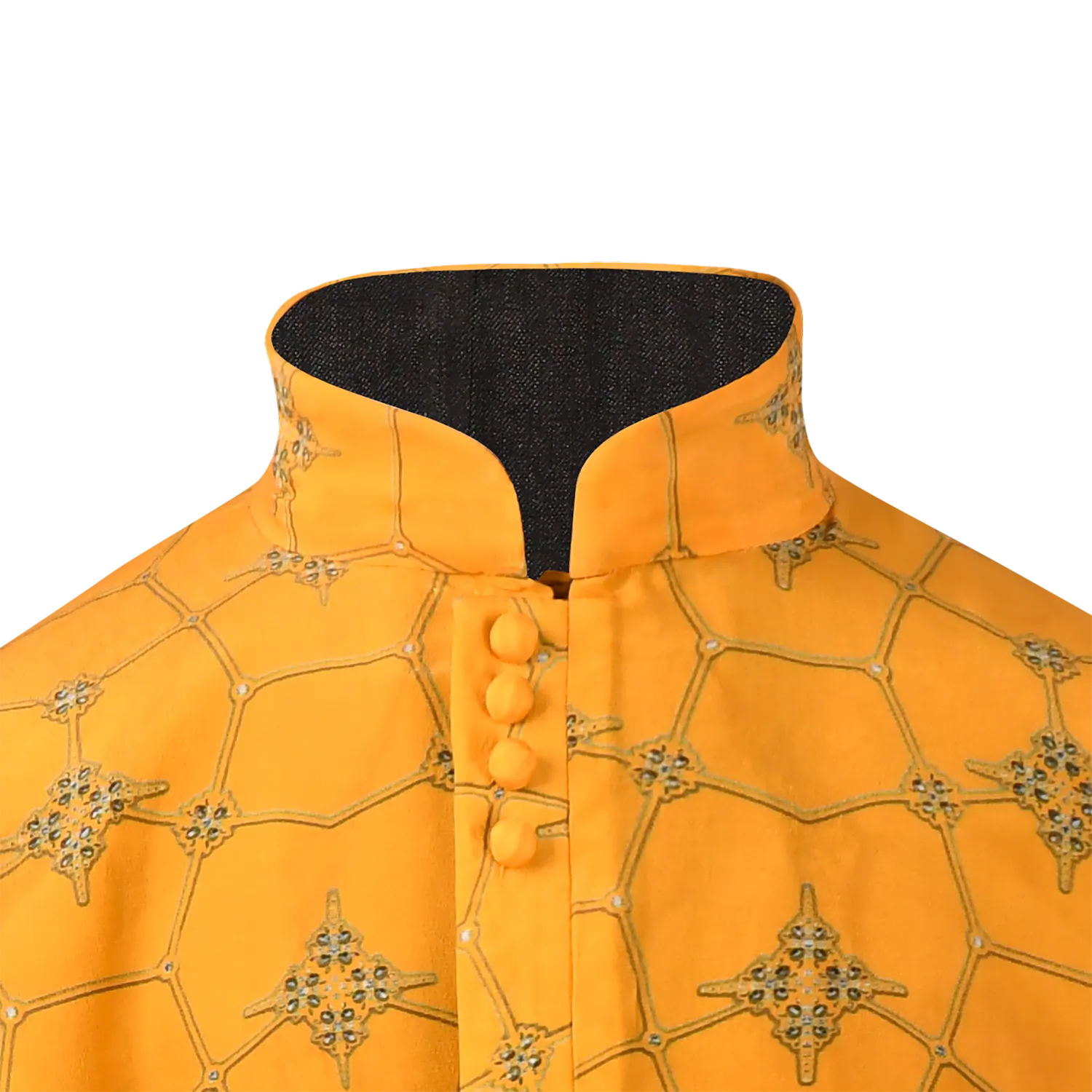 【SNOWFLAKE】100% Silk Mini Tang Jacket