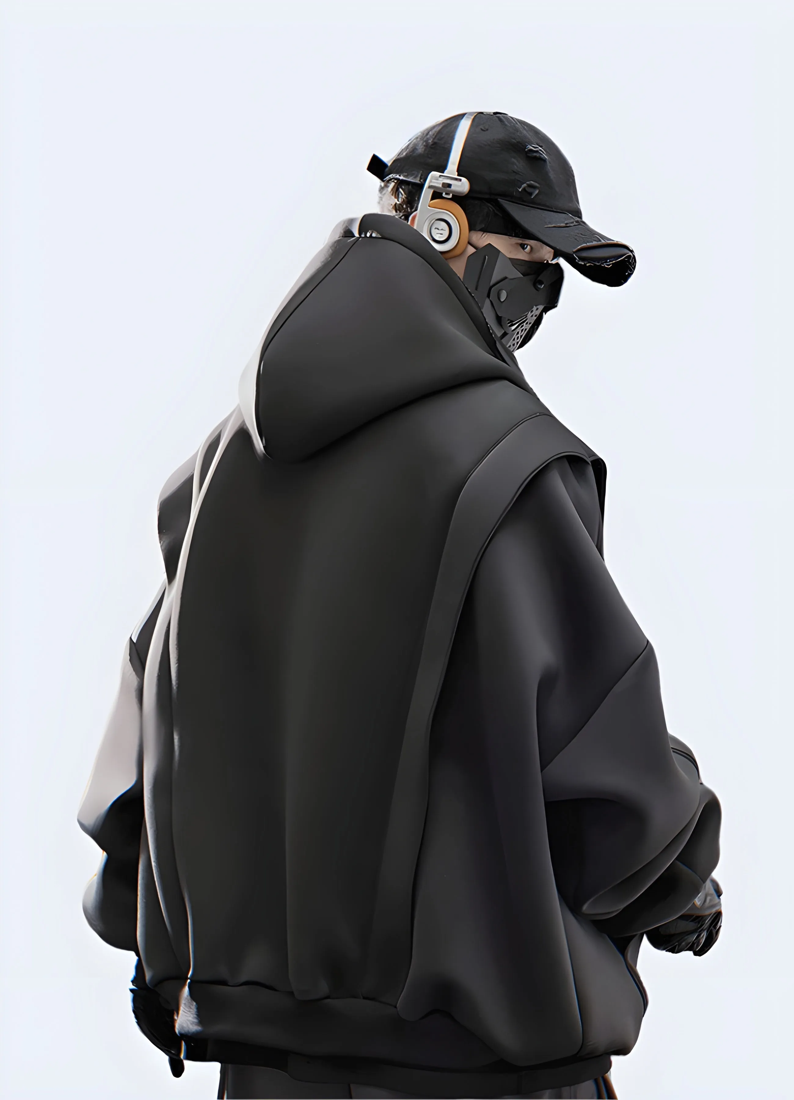 Techwear Oversize Hoodie Women