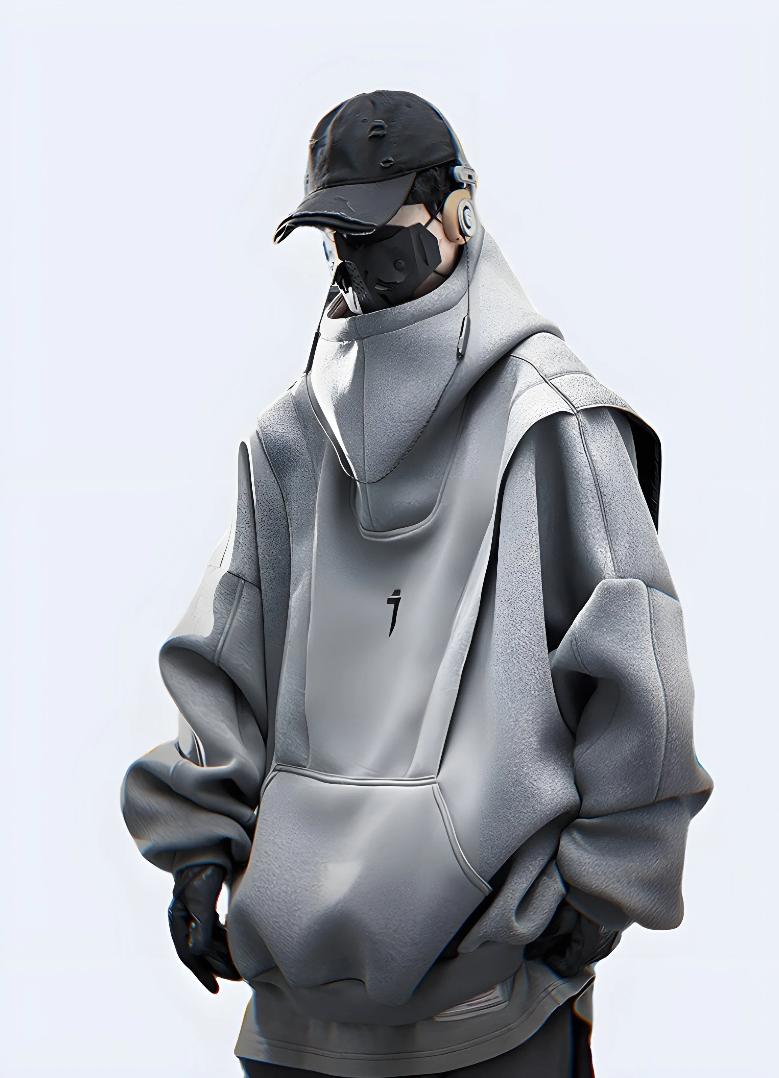 Techwear Oversize Hoodie Women