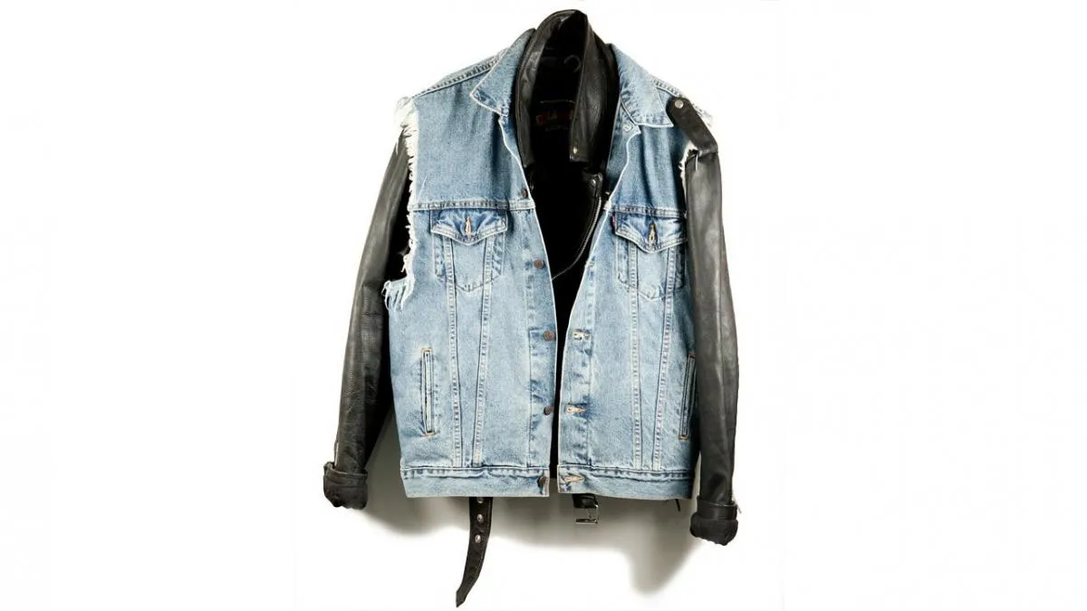 Triple H Denim Black Leather Jacket