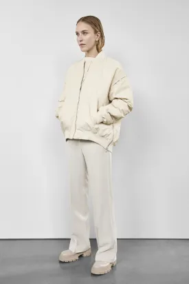 Valerie Oversized Bomber Jacket with Zip-Off Sleeves | Birch