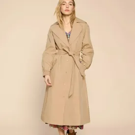 White Stuff Finley Trench Coat in Light Natural