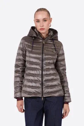 Women's short down jacket ROSALIA Mink