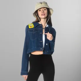 Women's Spongebob Denim Trucker Jacket - FINAL SALE